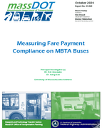 Measuring Fare Payment Compliance on MBTA Buses