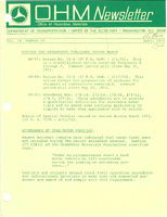 Office of Hazardous Materials Newsletter April 1972