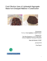 CostEffective Uses of Lightweight Aggregate Made from Dredged Material in Construction