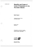 Benefits and Costs of LoranC Expansion in the Hawaiian Islands