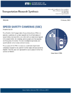 Speed Safety Cameras SSC Transportation Research Synthesis