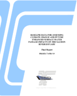 Baseline Data for Assessing Climate Change and Future Enhanced Surface Water Passage Impacts on the Salmon River Estuary