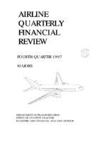Airline Quarterly Financial Review  Fourth Quarter 1997 Majors