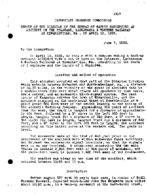 Interstate Commerce Commision Report of the Accident  Investigation Occuring on the DELAWARE LACKAWANNA AND WESTERN RAILROAD EDWARDSVILLE PA