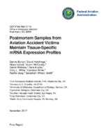 Postmortem Samples from Aviation Accident Victims Maintain TissueSpecific mRNA Expression Profiles