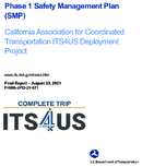 Phase 1 Safety Management Plan SMP  California Association for Coordinated Transportation ITS4US Deployment Project