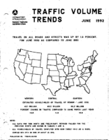 Traffic Volume Trends June 1992