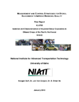 Measurement and Control Strategies for Sterol Glucosides to Improve Biodiesel Quality Isolation and Characterization of Acylated Steryl Glucosides in Oilseed Crops of the Pacific Northwest