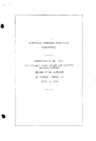 Interstate Commerce Commision Report of the Accident  Investigation Occuring on the CHICAGO ROCK ISLAND AND PACIFIC RAILWAY SAGINEW TX