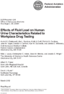 Effects of Fluid Load on Human Urine Characteristics Related to Workplace Drug Testing