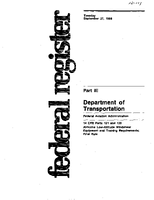 PART 121 AMENDMENTS 121199