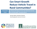 Can Smart Growth Reduce Vehicle Travel in Rural Communities