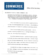 Secretary of Commerce John T Connor Speeches November 1965