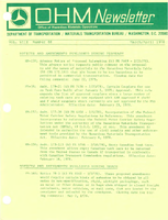 Office of Hazardous Materials Operations Newsletter MarchApril 1978