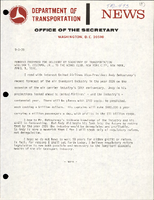 Remarks Prepared for Delivery by Secretary of Transportation William T Coleman Jr to the Wings Club