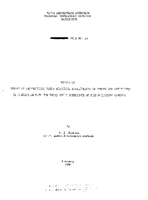Survey of Aeronautical Radio Technical Developments in Europe and Activities in Connection with the Third World Conference of Radiotelegraph Experts