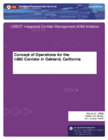 I880 Integrated Corridor Management Concept of Operation  Final Submittal Concept of Operations for the I880 Corridor in Oakland California