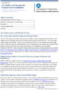 Air Quality and Sustainable Transportation Highlights JuneJuly 2017
