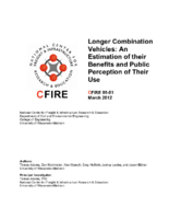 Longer combination vehicles  an estimation of their benefits and public perception of their use