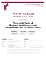 The Local Effects of the American Recovery and Reinvestment Act on Economic Activity and Traffic Safety