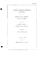 Interstate Commerce Commision Report of the Accident  Investigation Occuring on the PENNSYLVANIA RAILROAD PHILADELPHIA PA