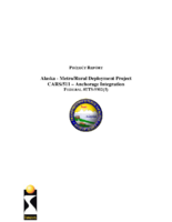 PROJECT REPORT  AlaskaMetroRural Deployment Project CARS511  Anchorage Integration