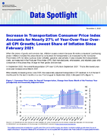 Increase in Transportation Consumer Price Index Accounts for Nearly 27 of YearOverYear Overall CPI Growth Lowest Share of Inflation Since February 2021