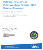 Flight Deck Perspectives on PerformanceBased Navigation PBN Departure Procedures