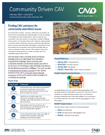 Project Summary Community Driven CAV