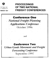 Proceedings of Two National Freight Conferences