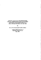 Volume Value and Transportation Cost of Commodities Flowing Between Minnesota and North Dakota by Rail Truck Pipeline and Air 1969