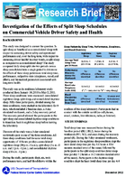 Investigation of the Effects of Split Sleep Schedules on Commercial Vehicle Driver Safety and Health Research Brief
