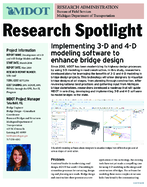 Implementing 3D and 4D modeling software to enhance bridge design  Research Spotlight