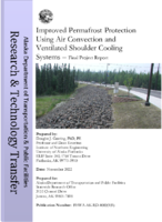 Improved Permafrost Protection Using Air Convection and Ventilated Shoulder Cooling Systems