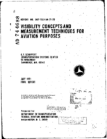 Visibility concepts and measurement techniques for aviation purposes
