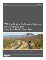 WildlifeVehicle Collision Mitigation on State Route 260  Mogollon Rim to Show Low