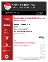 Development of system reliability models for railway bridges