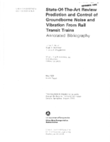 StateoftheArt Review Prediction and Control of Groundborne Noise and Vibration from Rail Transit Trains Annotated Bibliography