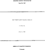 Interstate Commerce Commision Report of the Accident  Investigation Occuring on the PENNSYLVANIA LINDEN PA