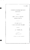 Interstate Commerce Commision Report of the Accident  Investigation Occuring on the NORFOLK AND WESTERN RAILWAY DRY BRANCH VA