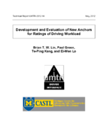 Development and Evaluation of New Anchors for Ratings of Driving Workload