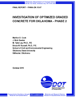 Investigation of Optimized Graded Concrete for Oklahoma Phase 2