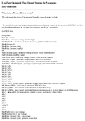 Low Flow  Optimized Flow Oxygen Systems for Passengers  OFOS  A Physiologic Inquiry into Emergency Supplemental Oxygen Supply Needs and Procedures Data Management Plan