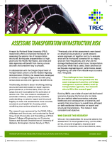 Assessing Transportation Infrastructure Risk