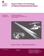 Impact of data link technology on railroad dispatching operations