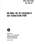 One Model for the Evaluation of ASAP Rehabilitation Effort