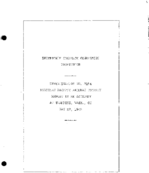 Interstate Commerce Commision Report of the Accident  Investigation Occuring on the NORTHERN PACIFIC RAILWAY STAMPEDE WA