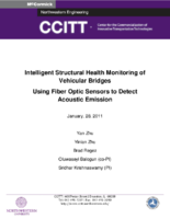 Intelligent Structural Health Monitoring of Vehicular Bridges Using Fiber Optic Sensors to Detect Acoustic Emission