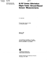 B747 Vortex Alleviation Flight Tests  GroundBased Sensor Measurements and Addendum