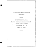 Interstate Commerce Commision Report of the Accident  Investigation Occuring on the ATLANTIC COAST LINE RAILROAD JESUP GA